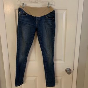 AG secret belly fit ankle maternity jeans
